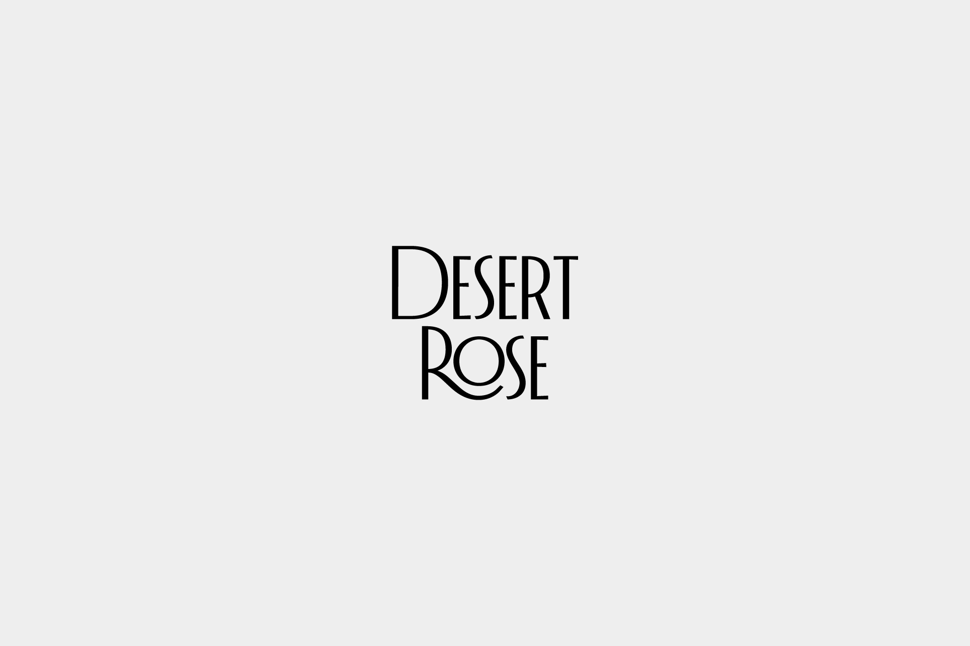 Logotipo Desert Rose - Leo Tavares Designer gráfico Belém Pará